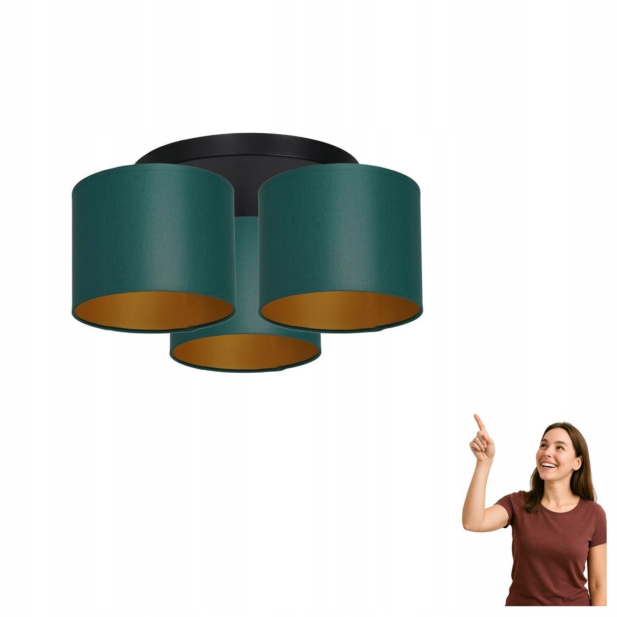 Trojitá Stropní svítidlo Arden 3545 Luminex