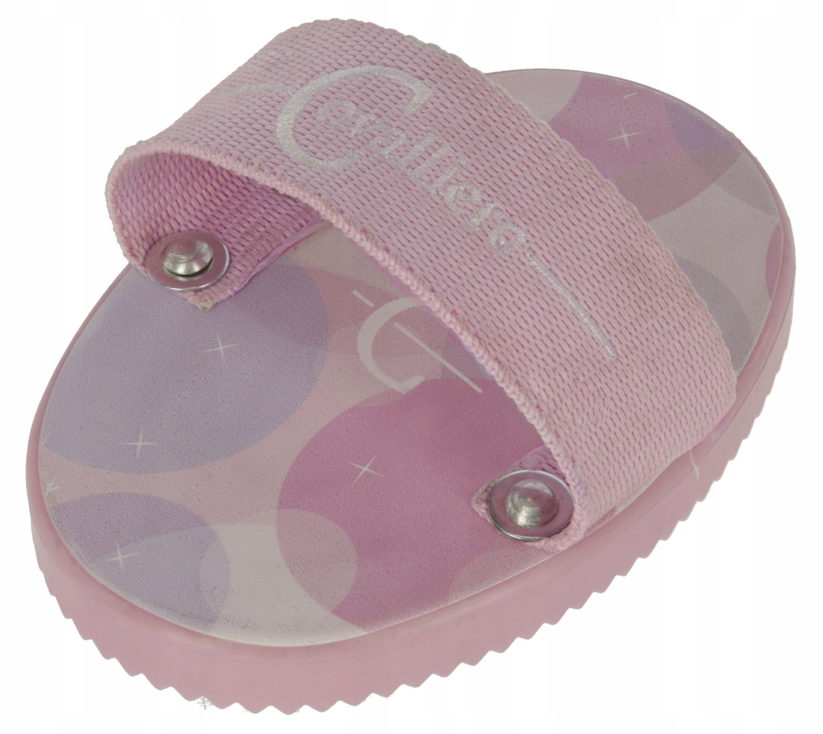Zgrzebło Dla Konia Covalliero Lilli Starlight 13cm Różowe