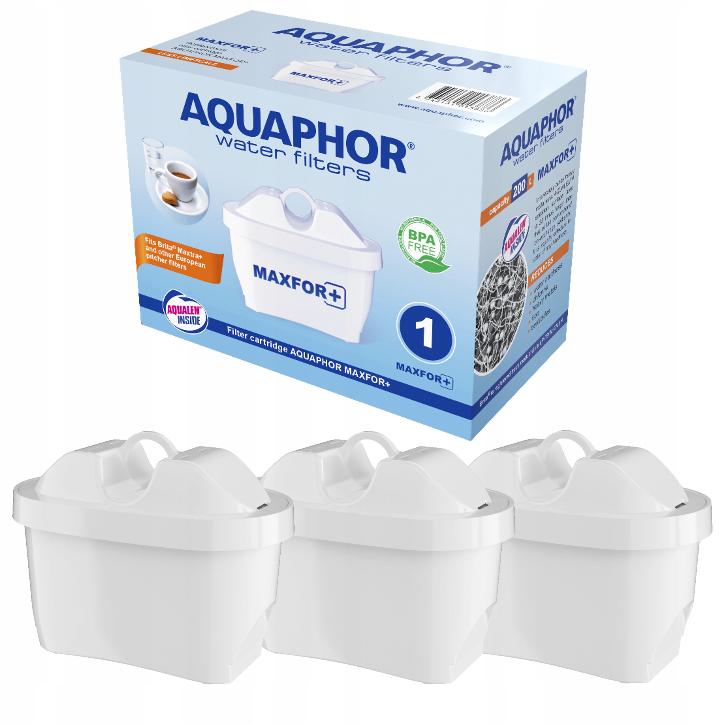 

Filtr do wody wkłady Aquaphor Maxfor+ B25 3 szt