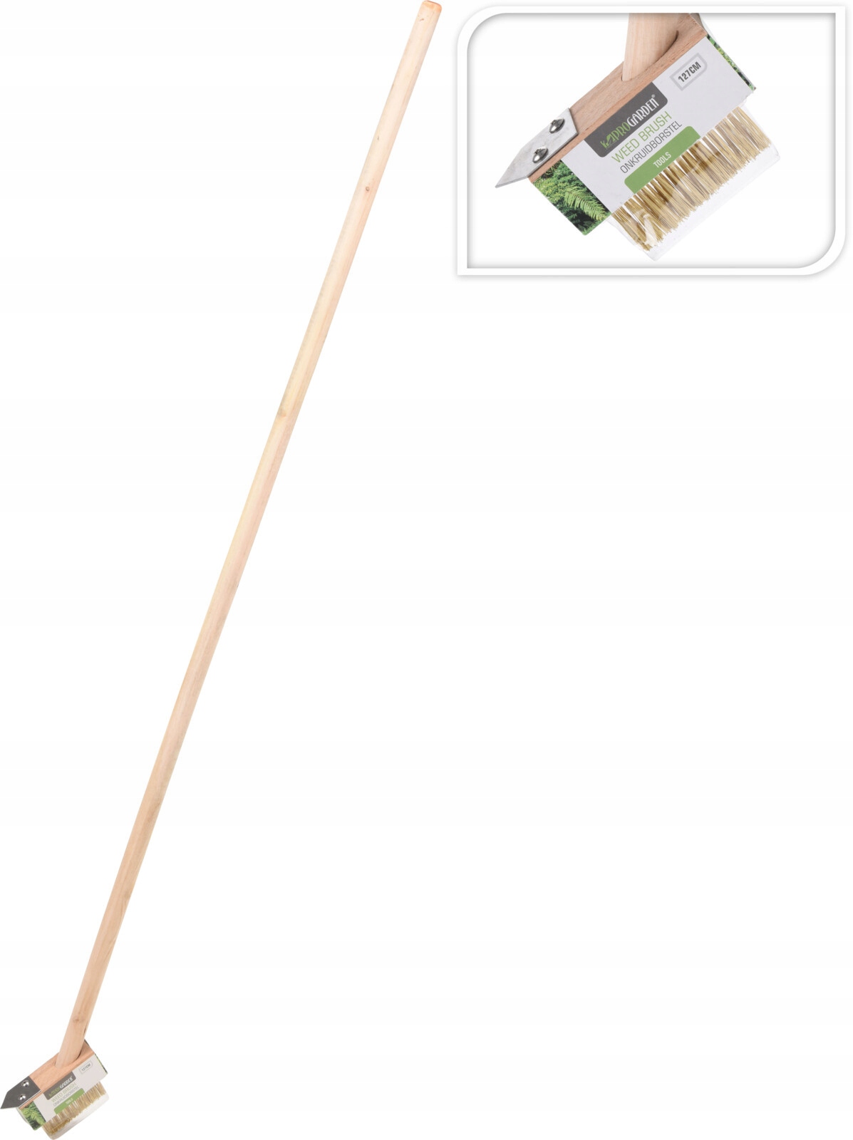 

Szczotka do chwastów na drewnianej tyczce 127cm