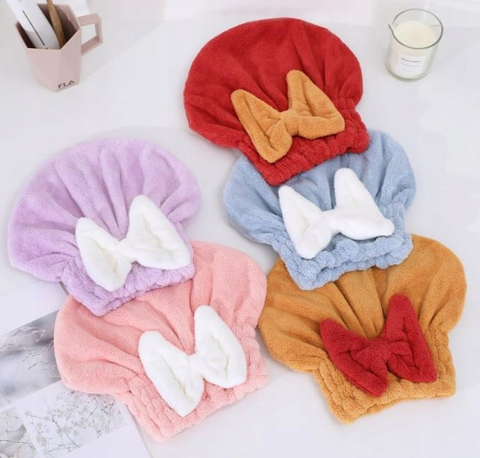 RĘCZNIK NA GŁOWĘ TURBAN Z MIKROFIBRY DO WŁOSÓW GRUBY CHŁONNY DO SUSZENIA EAN (GTIN) 5903991647467