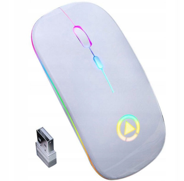 

Myszka Bezprzewodowa Mysz Optyczna Slim Led Lekka