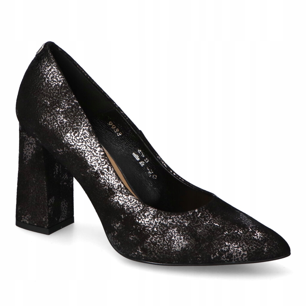 Boty Sala 9933/1997 Černé/Srebne lico 39