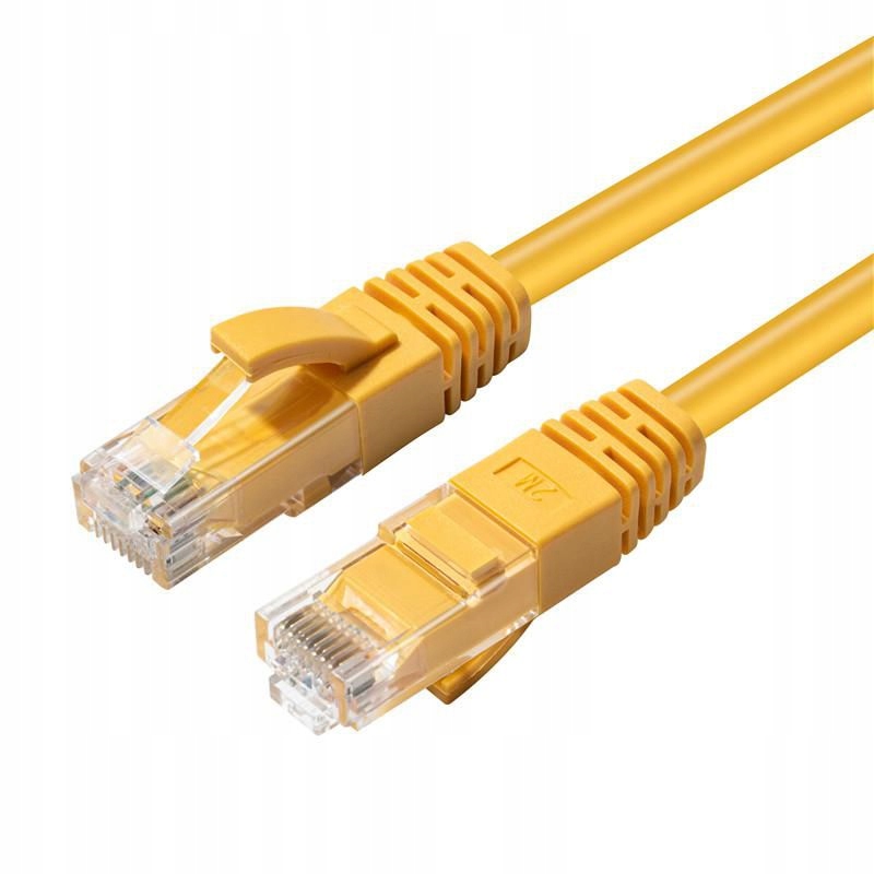 MicroConnect CAT6A UTP 2m Żółty LSZH