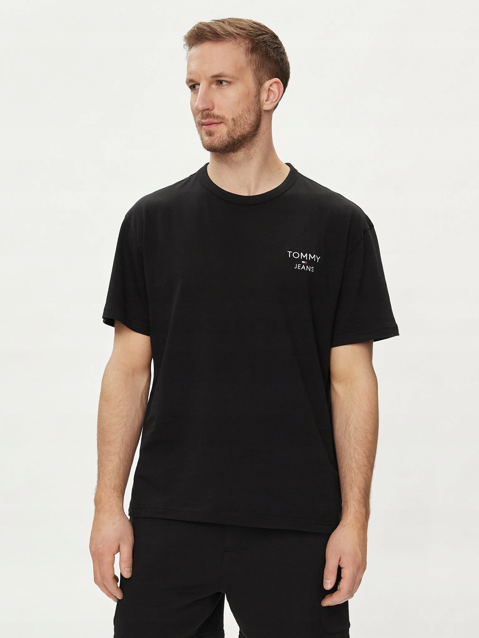 Tommy Jeans Tričko DM0DM18872 černé XL