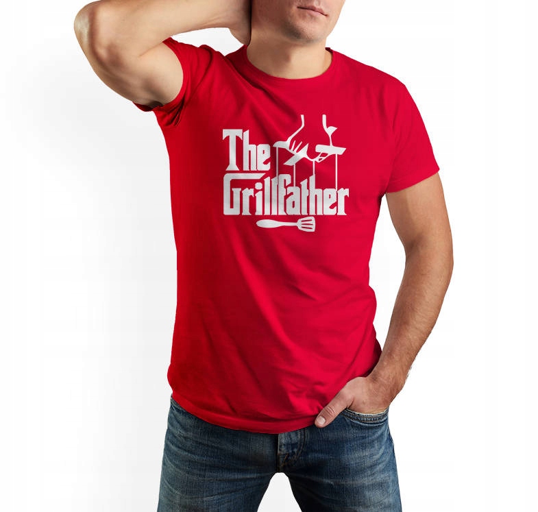 

Koszulka męska The Grillfather tshirt na grill M