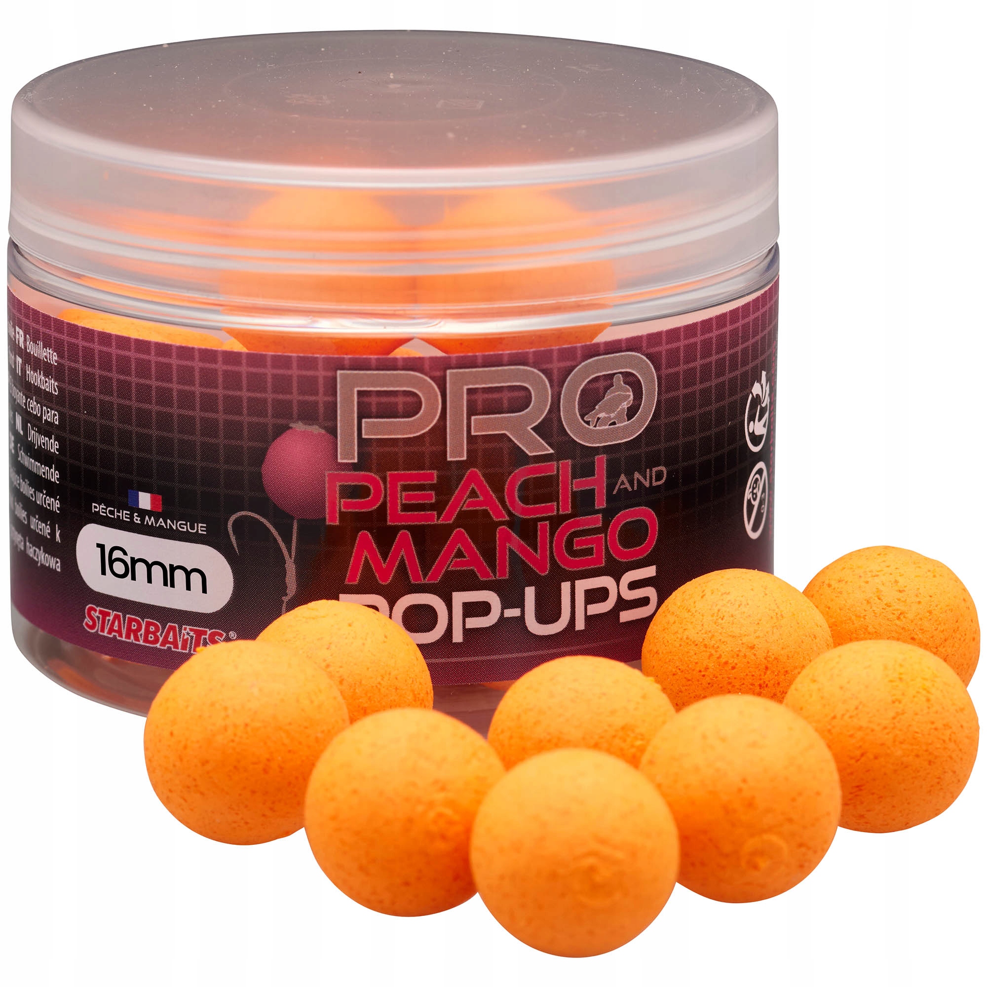 Kulki Starbaits Pro Peach & Mango Pop Up 16mm 50g