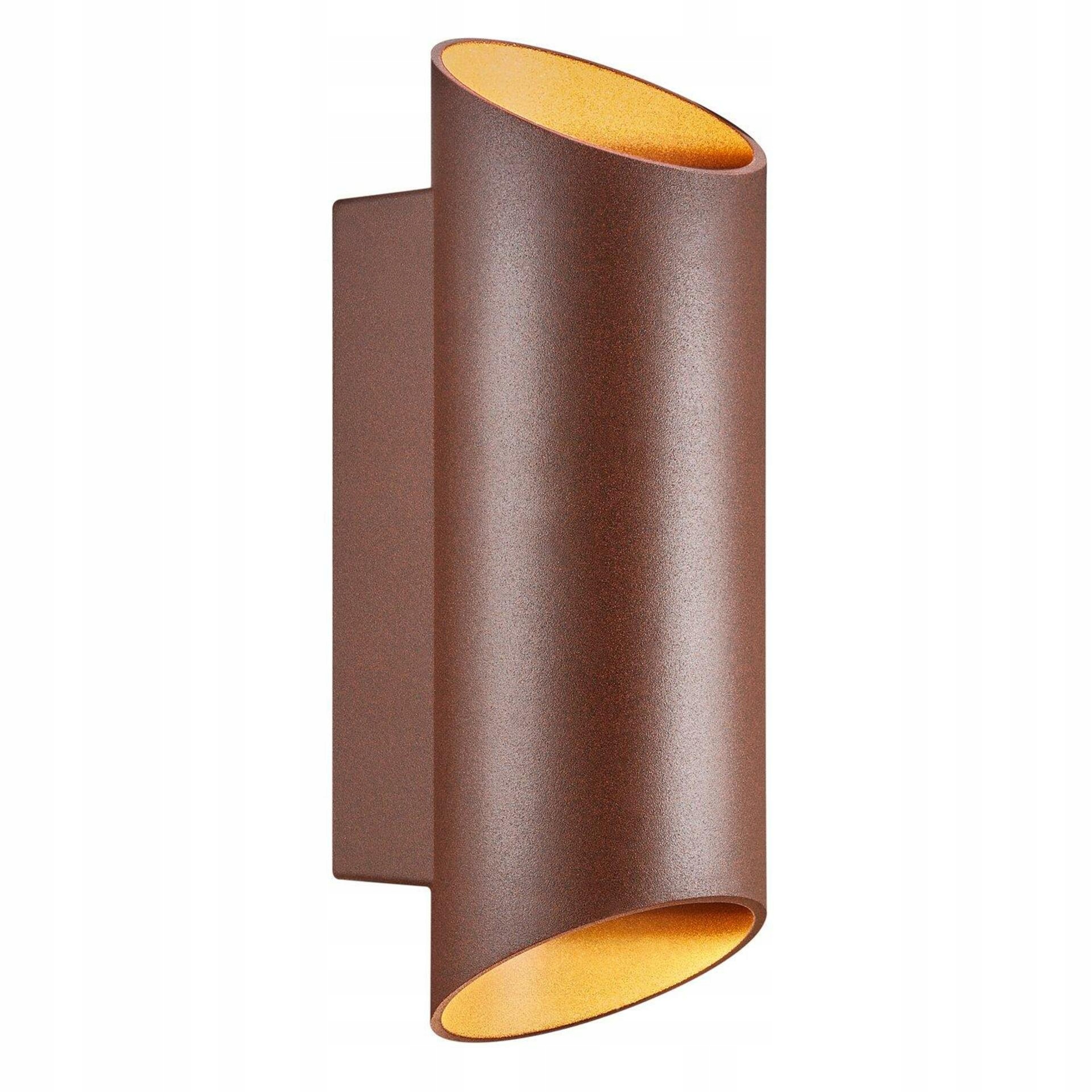 Nordlux Nico Round 22 venkovní nástěnné svítidlo, rez, GU10, IP54