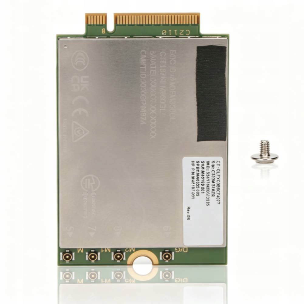Modul Sieťovej Karty 5G Lte M.2 FM350-GL Pre Notebook Hp X360 830 840 850 G7