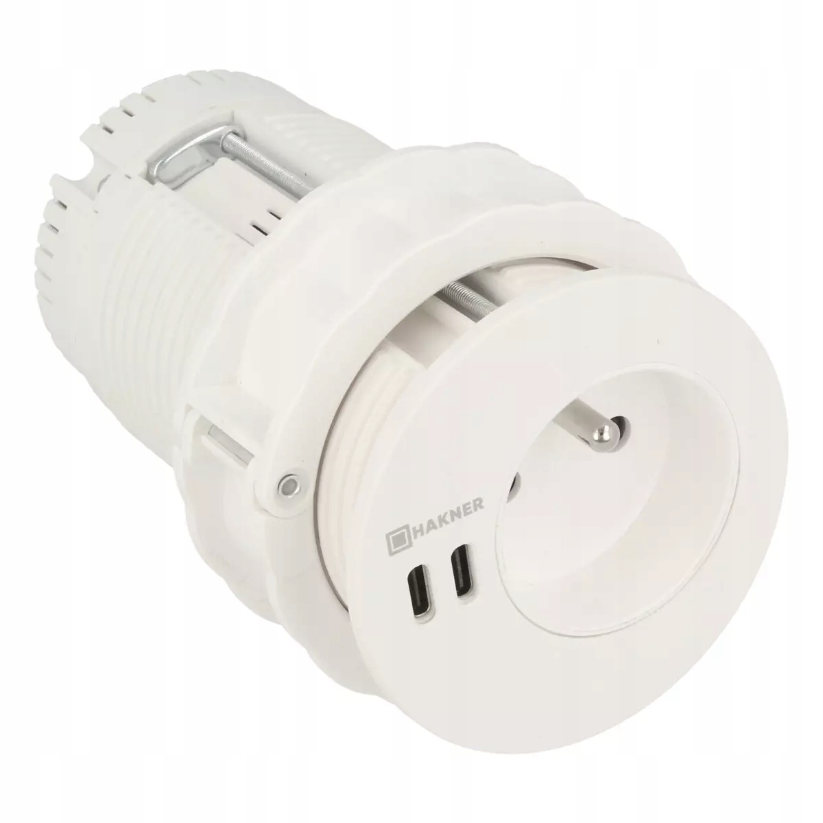 Mediaport Lumo 60 Hakner kuchyňská zásuvka 1x230V 2xUSB-C bílá