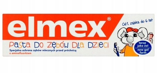 

Elmex, Pasta do zębów, Dla Dzieci 0-6 lat, 50 ml