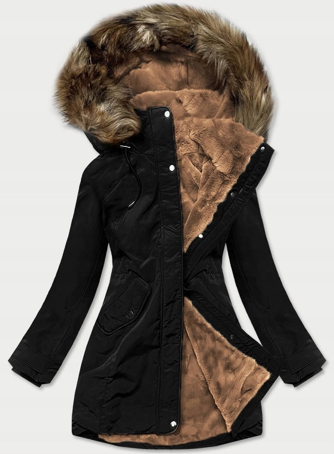 Dámská Zimní Parka M-21501 Černá XXL (44)