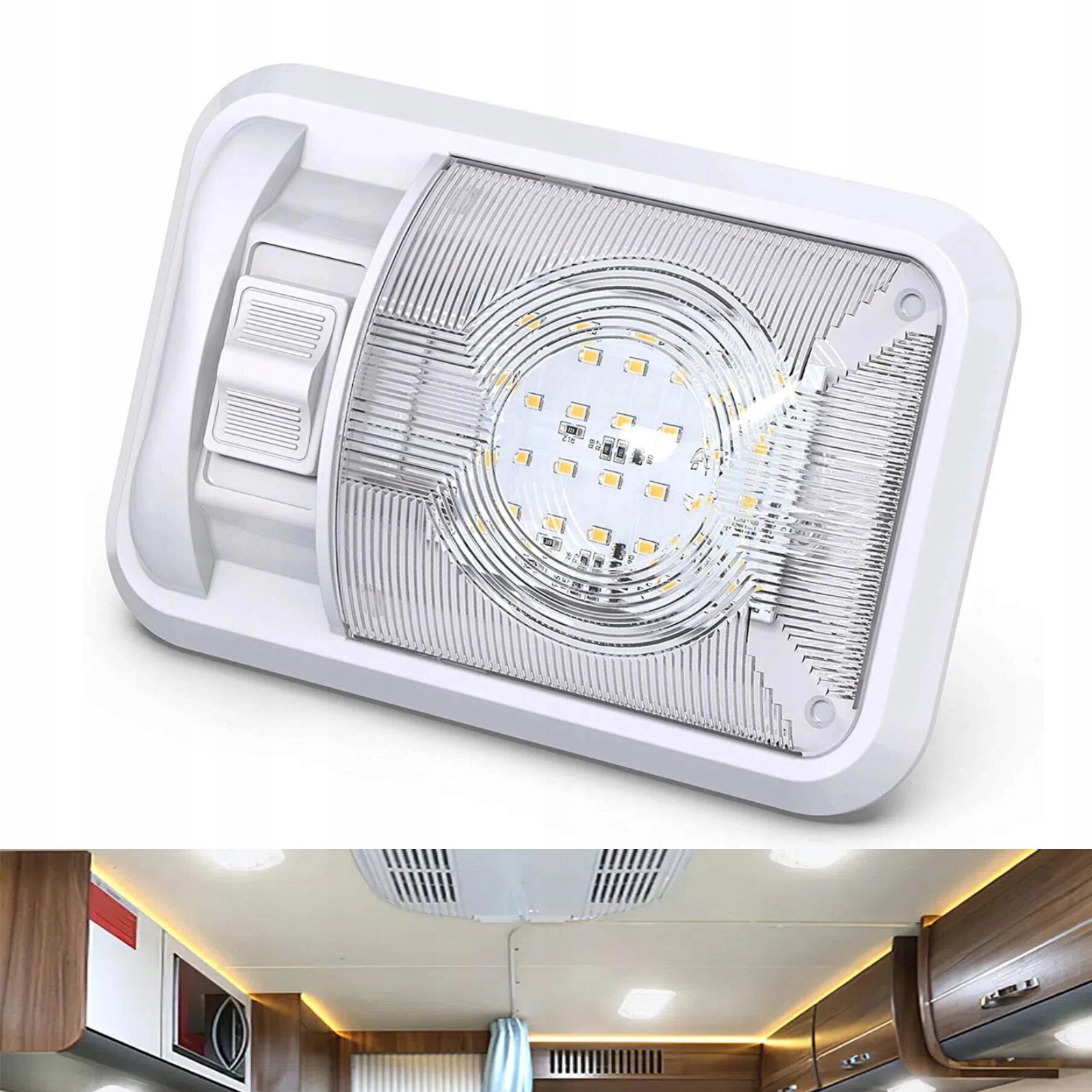 12V СВЕТОДИОДНЫЙ ПОТОЛОЧНЫЙ СВЕТИЛЬНИК ДЛЯ RV RV КАРАВАН