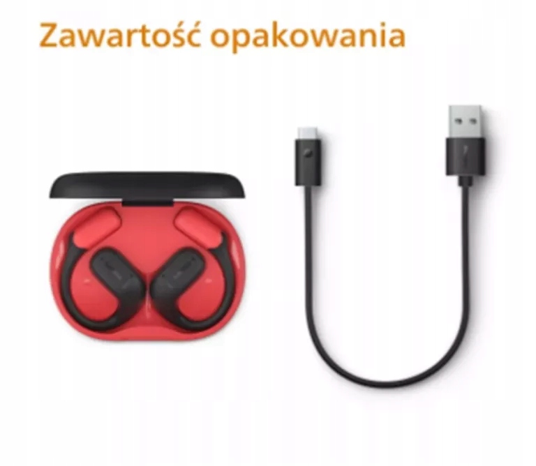 Słuchawki Bezprzewodowe Sportowe Douszne True Wireless Philips TAA6709BK