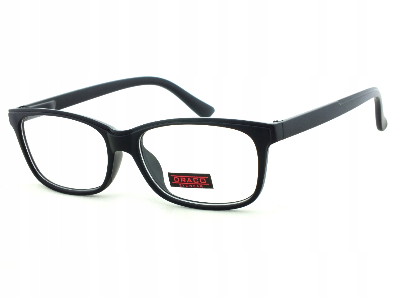 

klasyczne Okulary zerówki Kujonki czarne Męskie