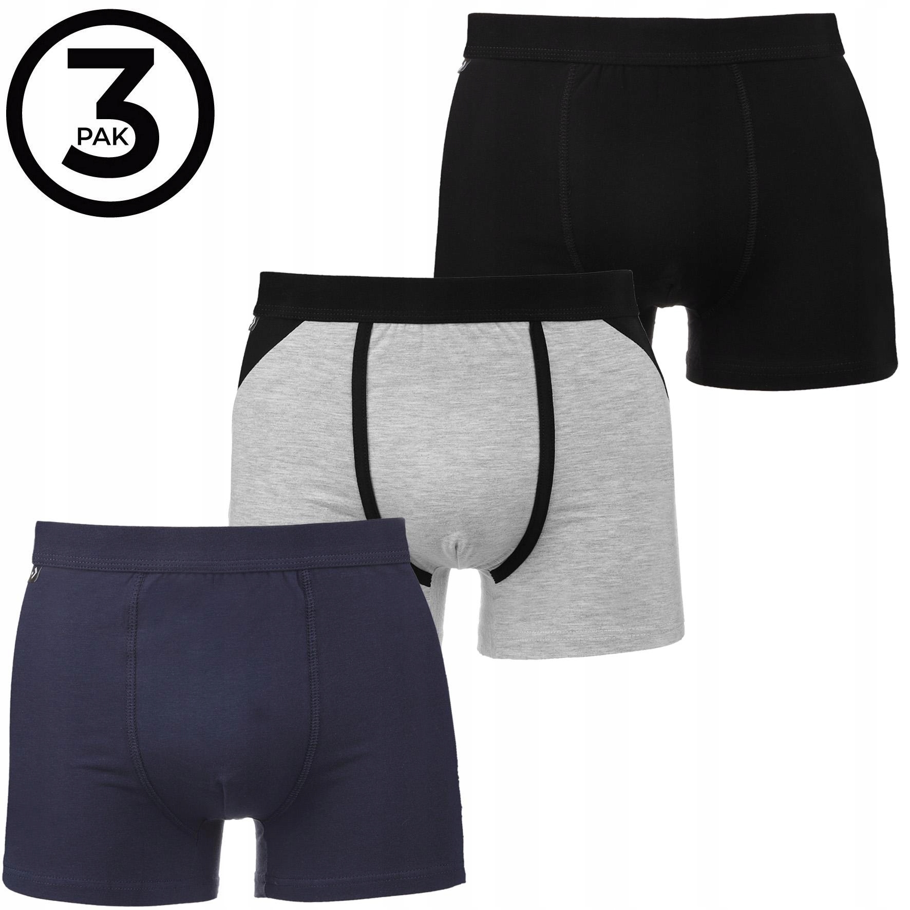 

Bokserki Męskie 3 Szt. Moraj MBX550-390