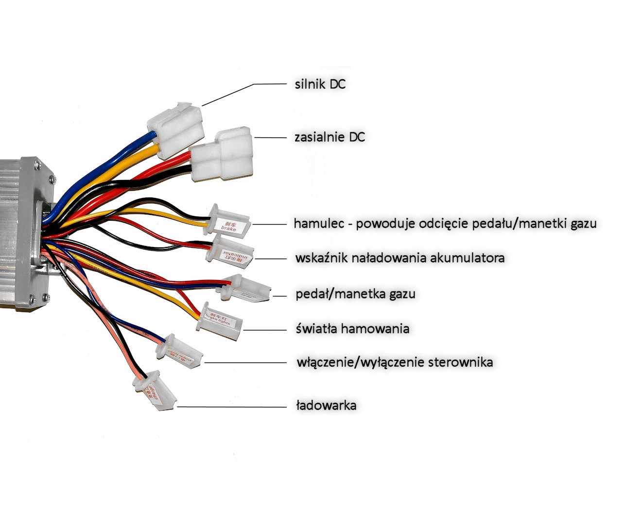 CE-STER-DC-VT-36V-800W-V2 - DC 36V 800W VT2 контроллер-quad Bike картинг