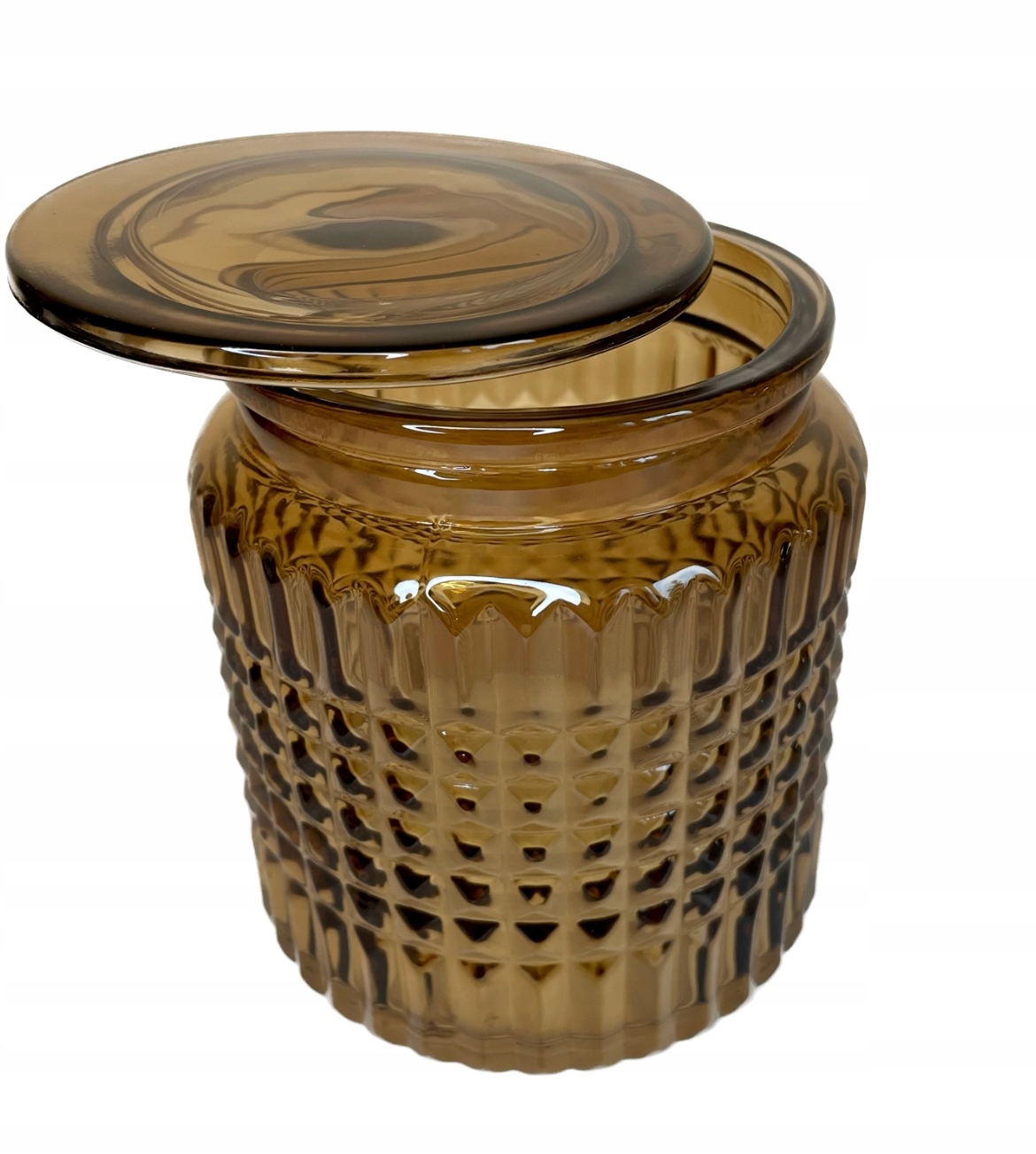 POJEMNIK ŁAZIENKOWY SZKLANY BRĄZOWY BALIV Marka Baliv