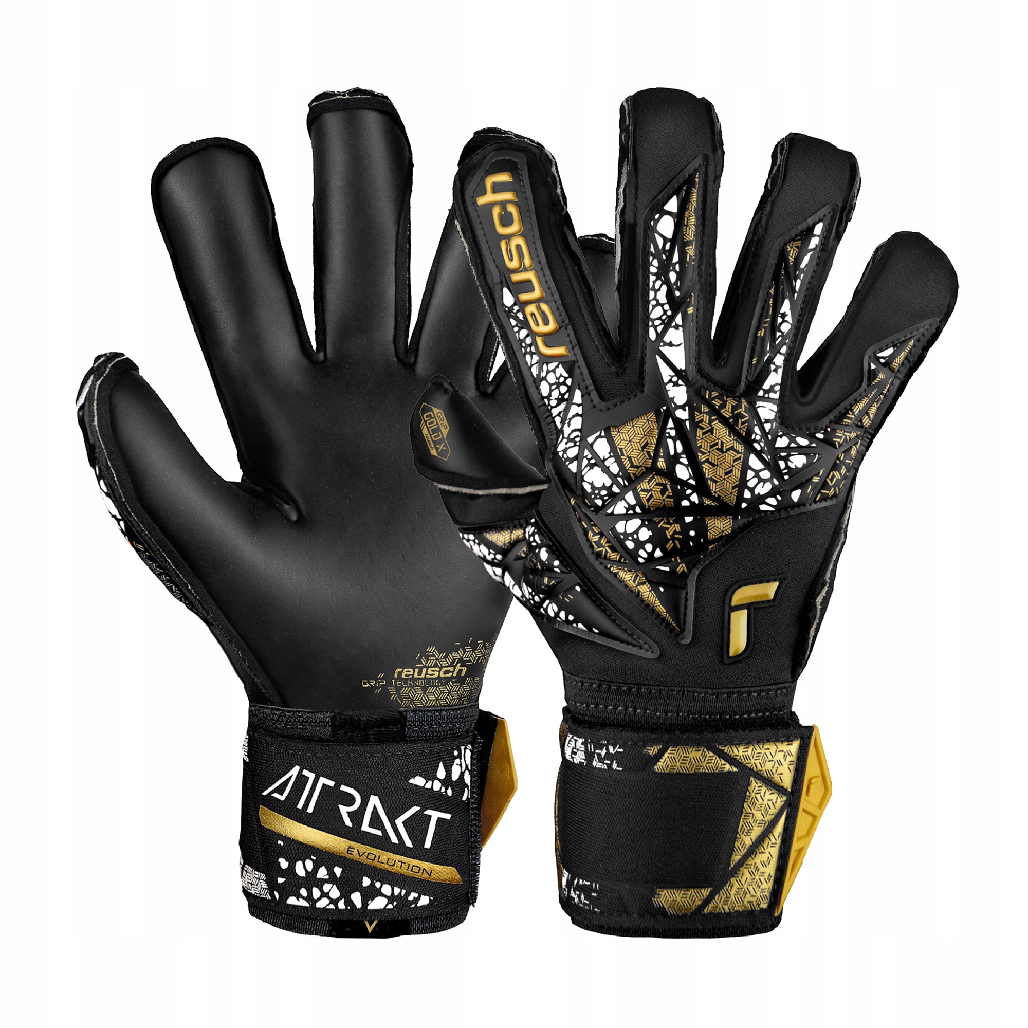 Rękawice bramkarskie Reusch Attrakt Gold X Evolution Cut Finger Support 8