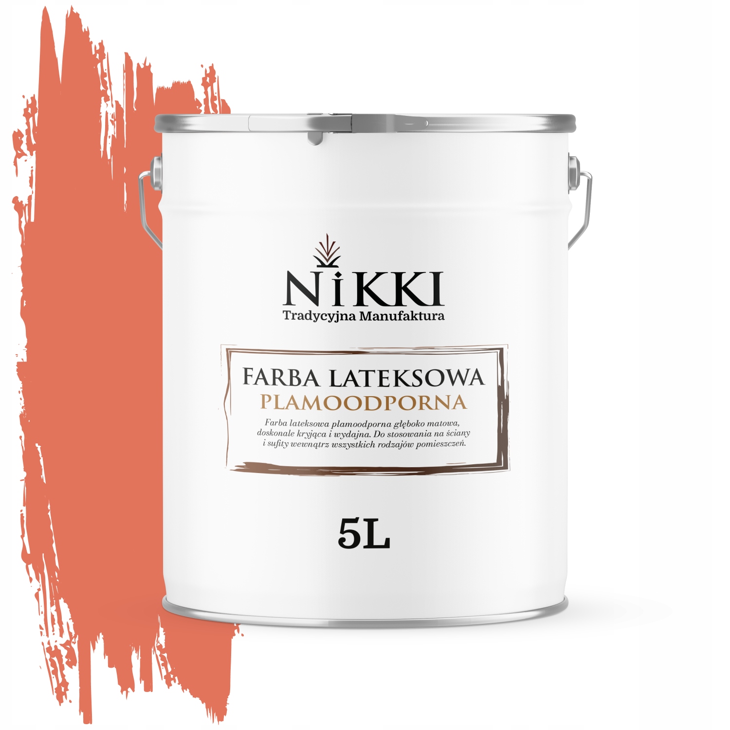 Latexová Farba Odolná Voči Škvrnám Púčiková Farba H6029 5L Hlboká Matná Na Steny