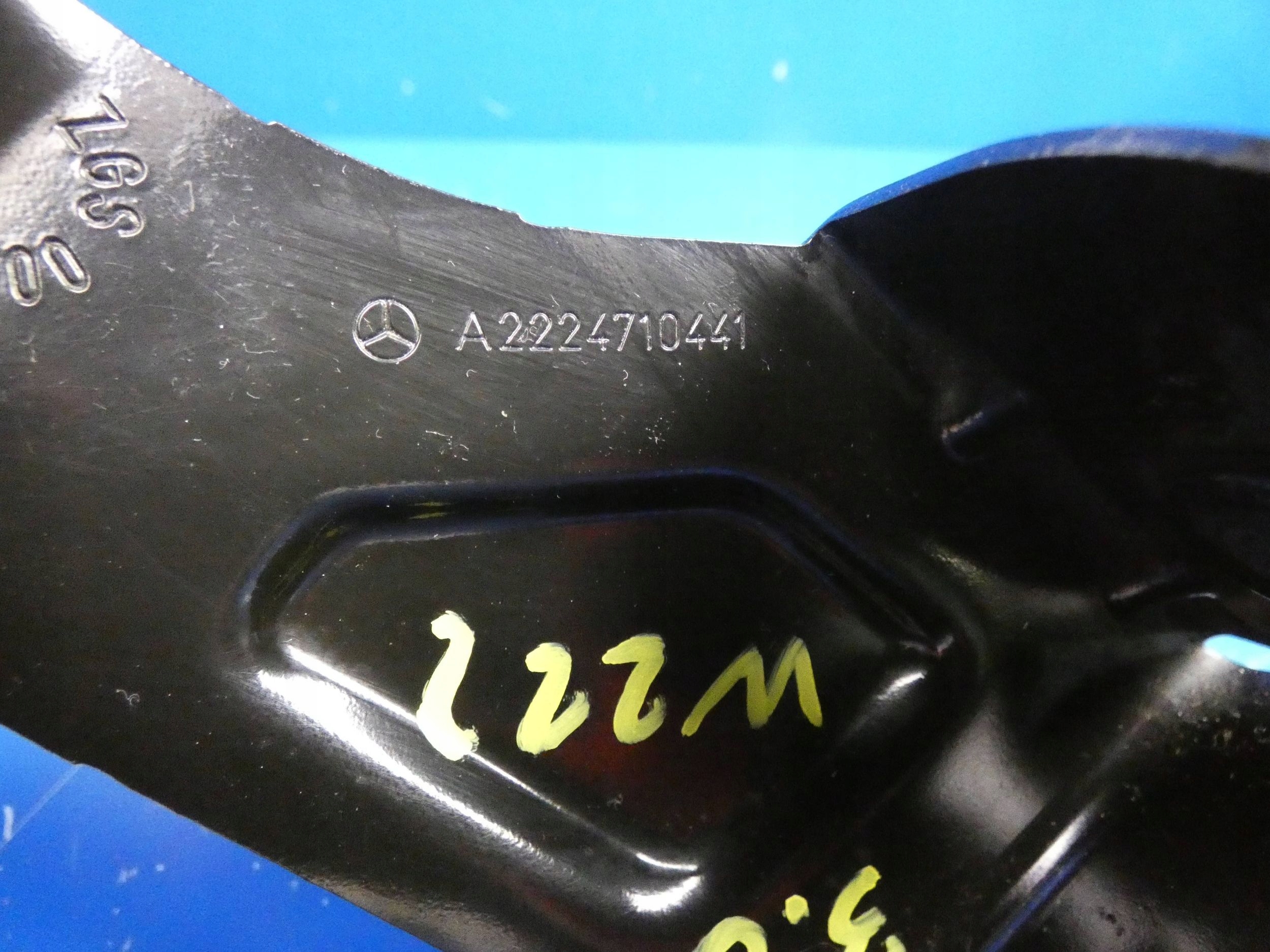 MERCEDES S KLASA W222 Poignée Console Support plaque Support 1