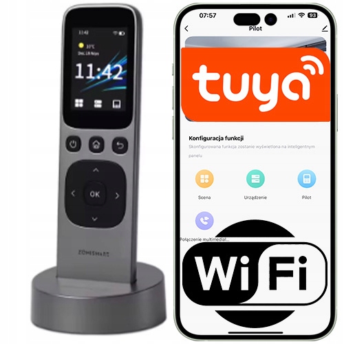 Inteligentný diaľkový ovládač pre zariadenia Tuya a Ir dotykový displej Diaľkové ovládanie pre rolety