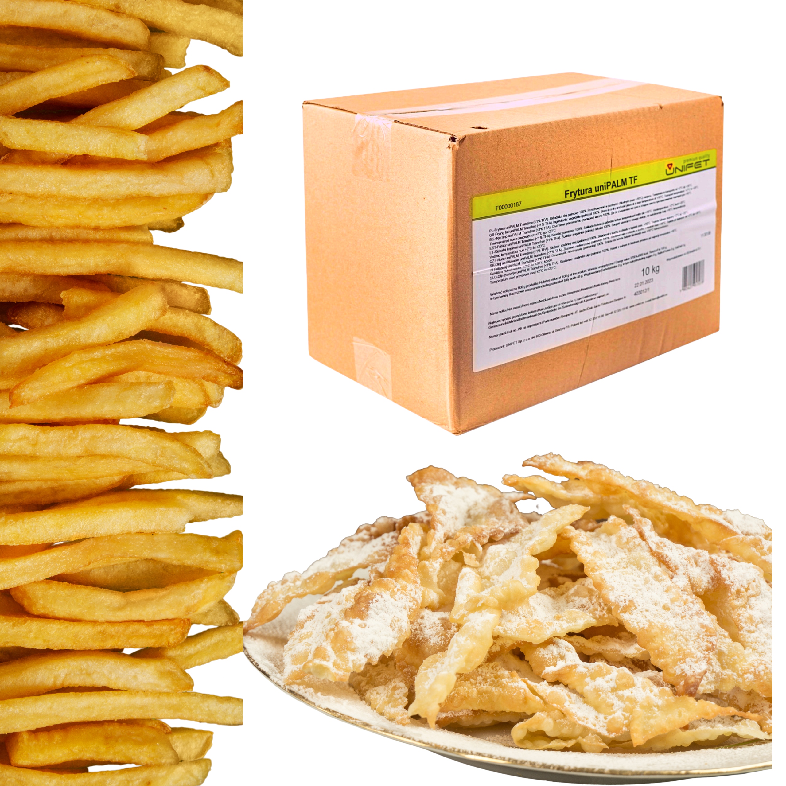 Frytura palmowa Unifet 10kg Jakość