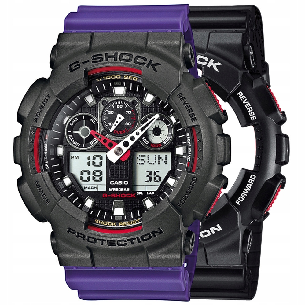 Hodinky Casio G-Shock Set GA-100-1A4ER Bezel 10467795 Pásek 10498156 20