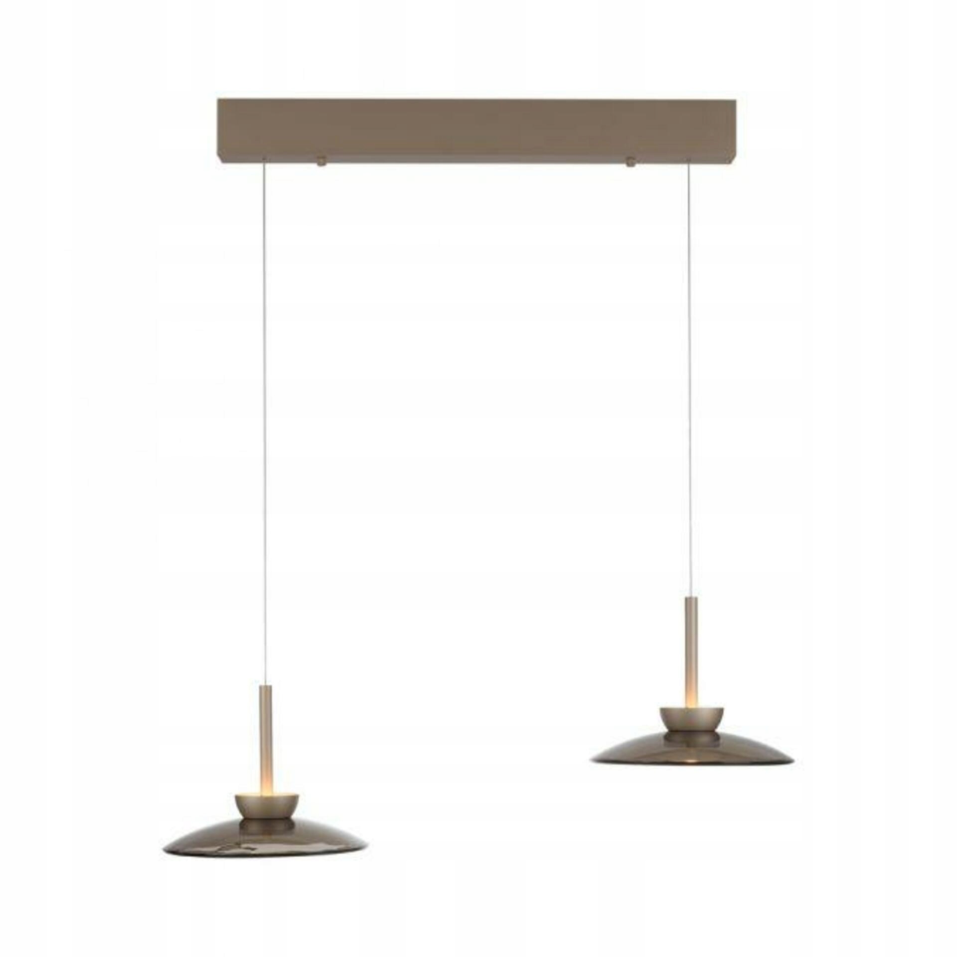 Paul Neuhaus Led závěsné svítidlo Pure Moon, bronzová, stmívatelné 2700K