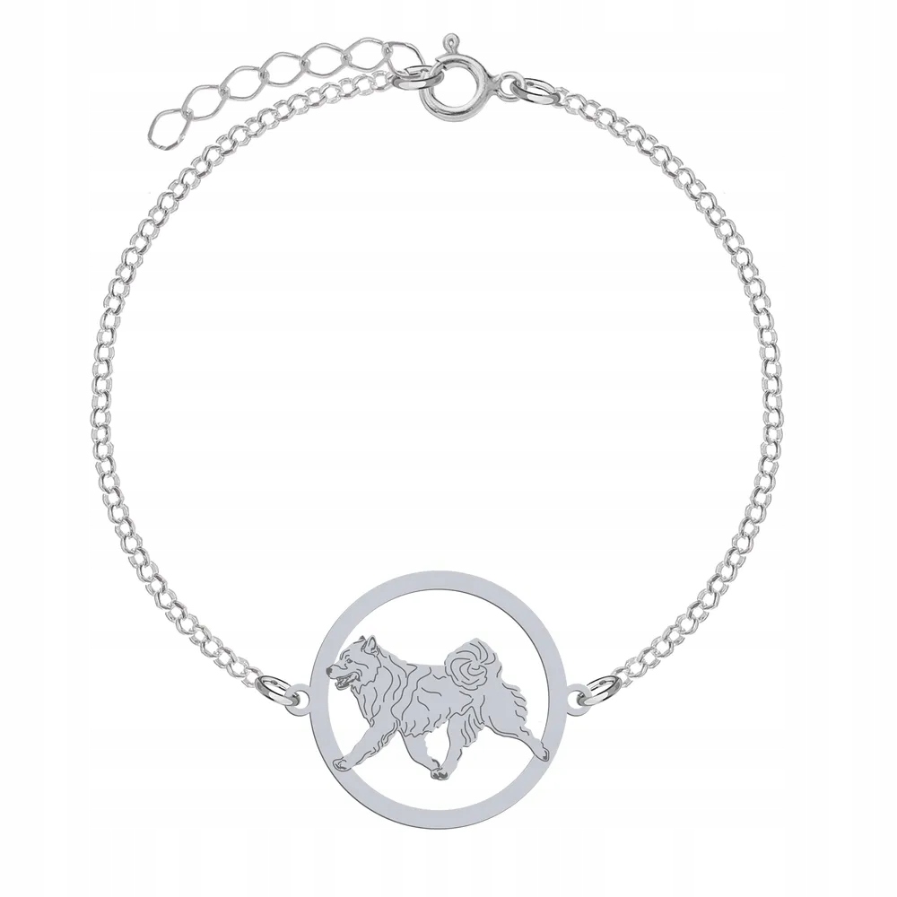 Stříbrný náramek s psem Thai Bangkaew Dog 925 Šperky Gravírování Bonus