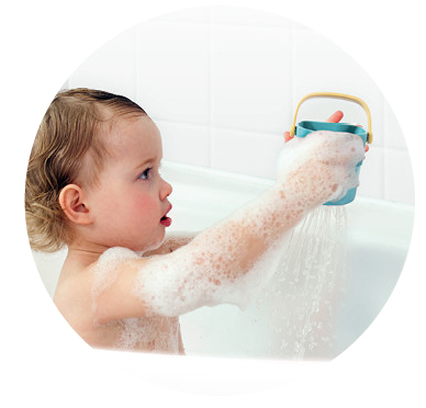 CANPOL kubeczki wiaderka PRZELEWAJKI DO WODY WANNY i KĄPIELI 3 szt 56/000 Płeć chłopcy dziewczynki unisex