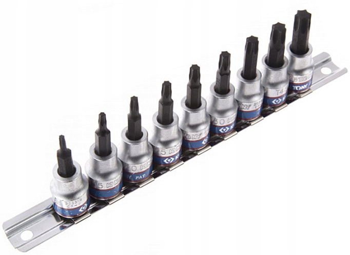 

Zestaw nasadek Torx 3/8 9cz T10 T50 King Tony