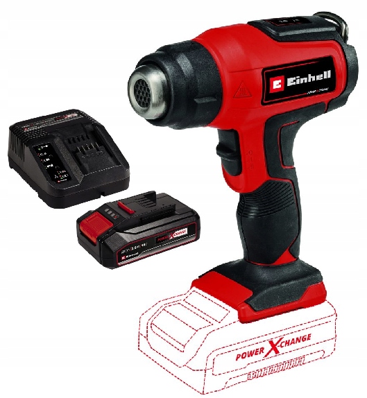 EINHELL OPALARKA AKUMULATOROWA TE-HA 18 Li 2,5AH