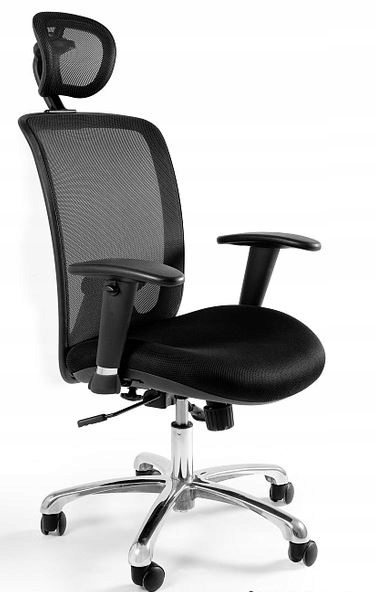 

Fotel Expander Czarny Ergonomiczny Do Biura Uniq