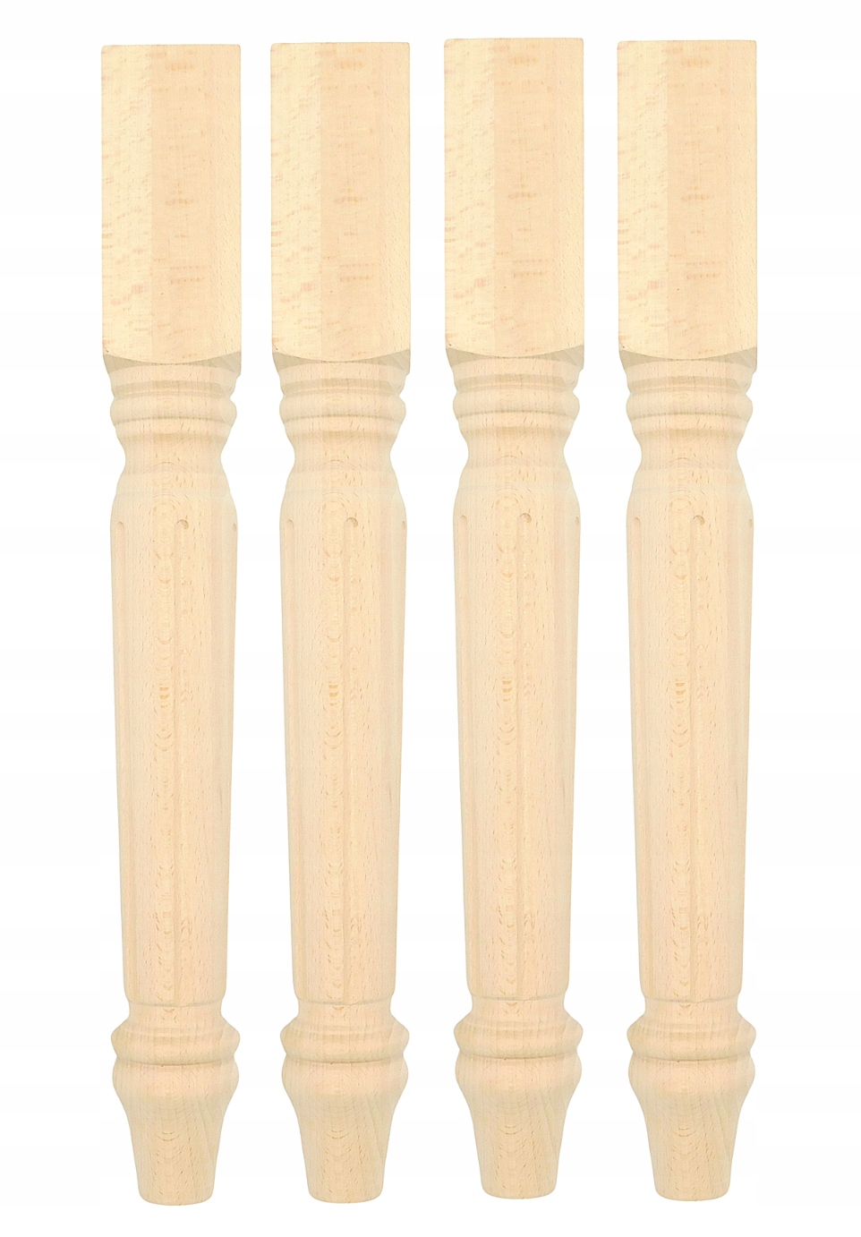 Drevená noha k stolovej doske, surová stolová noha 50 cm