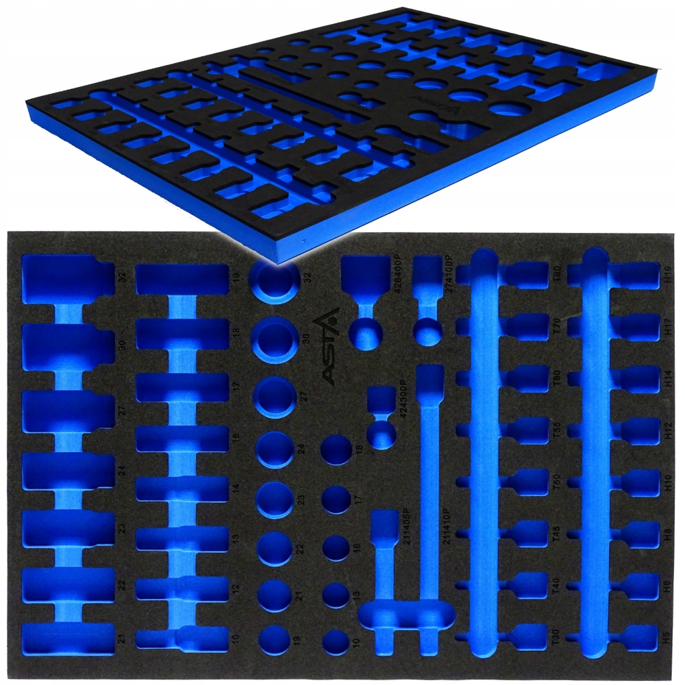 

Pianka Eva klucze udarowe 1/2' wózka narzędziowego