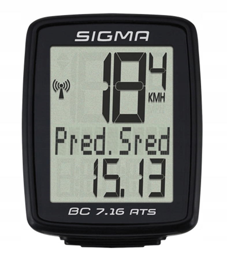 

Bezprz Licznik Rowerowy Sigma Bc 7.16 Prędk. Dyst.