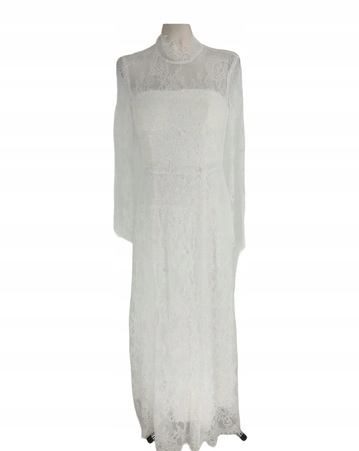 Ivy & Oak Svatební Šaty Krajka Dlouhý Rukáv 36/S Šm 36