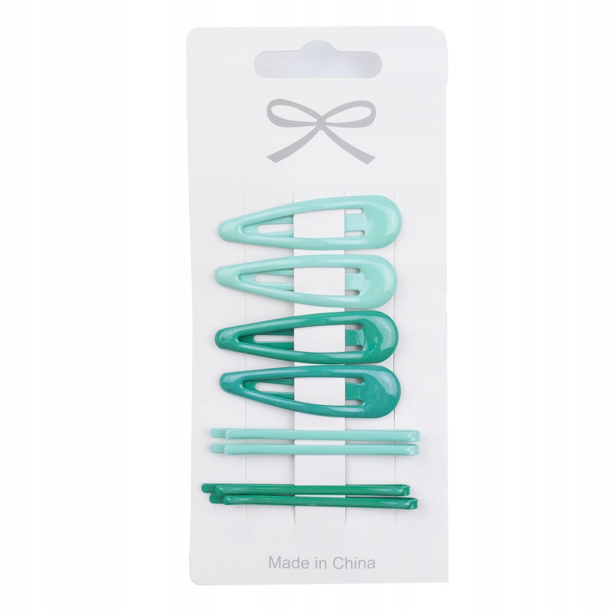 

Zestaw spinek dla dziewczynki 8 Sztuk zielone