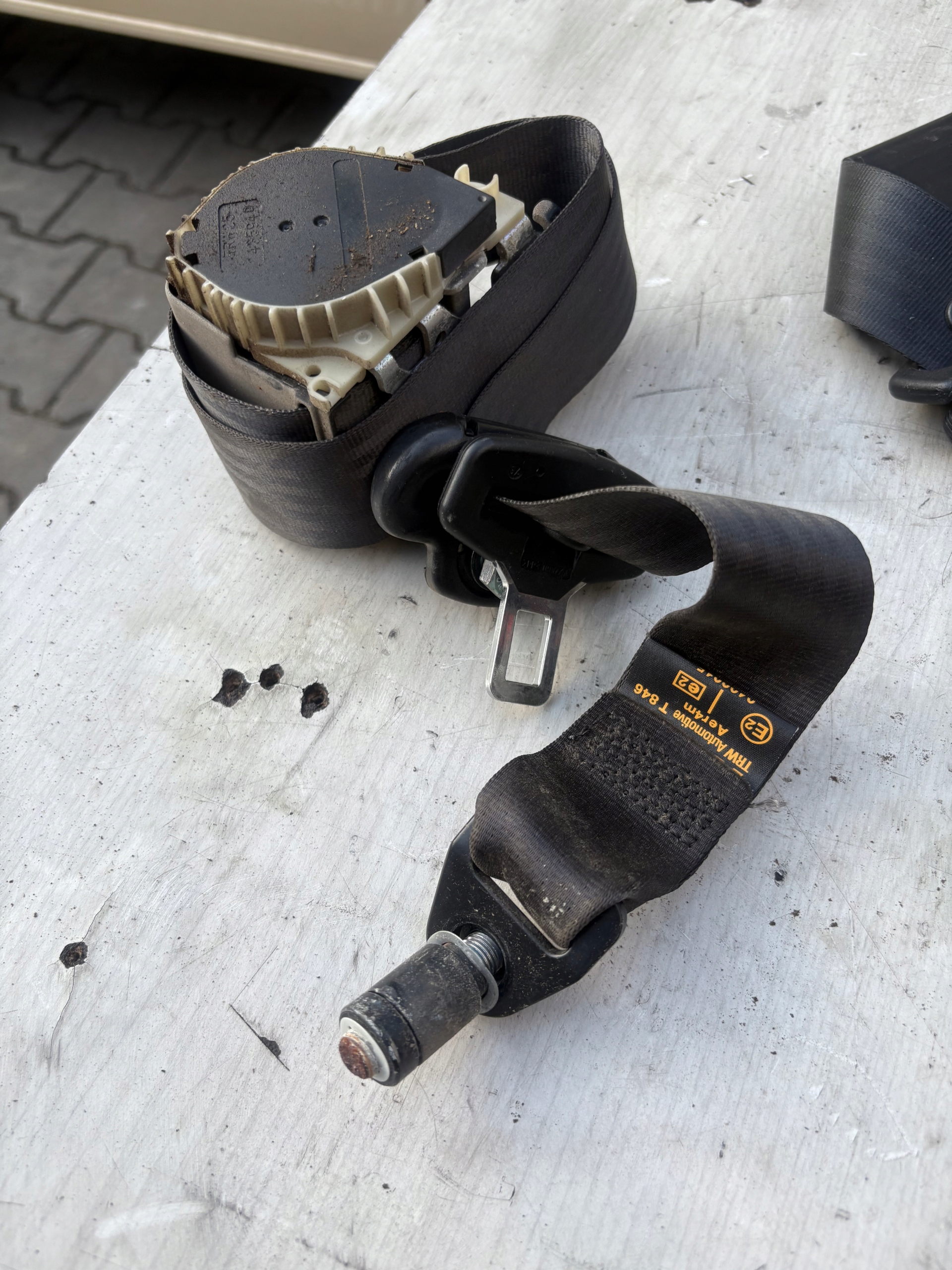 Gurten Sicherheits links heck FIAT DOBLO 01-10