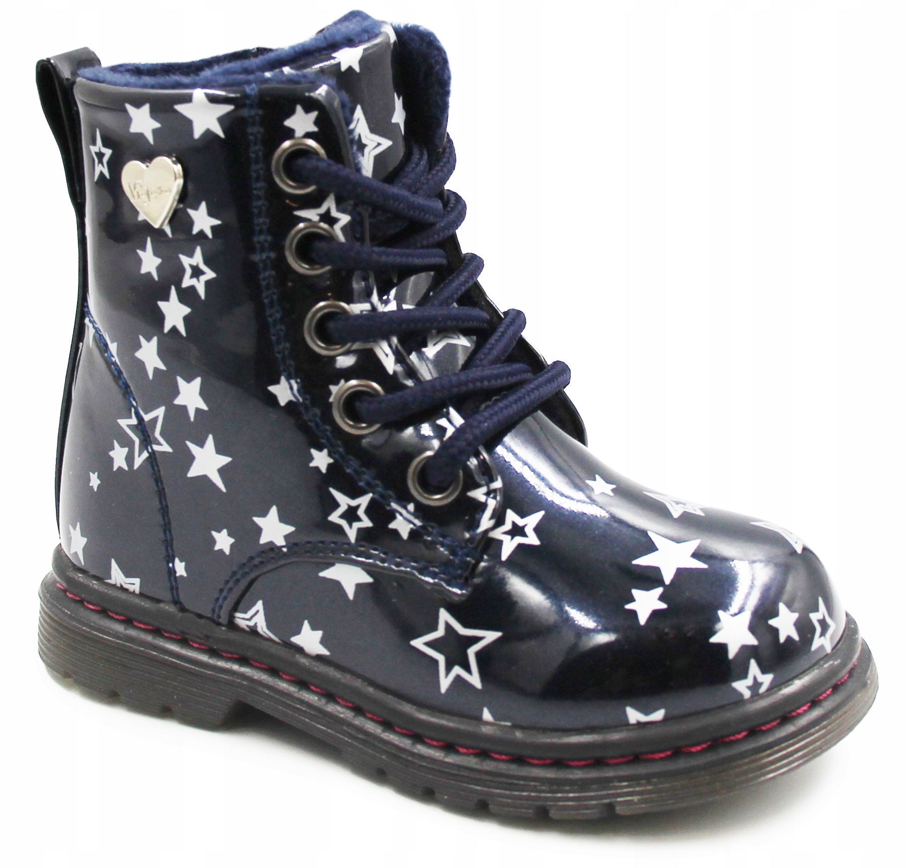 Buty dla dziewczynki na jesień wysokie ocieplane Wojtyłko 1z23007 21 Marka Wojtyłko