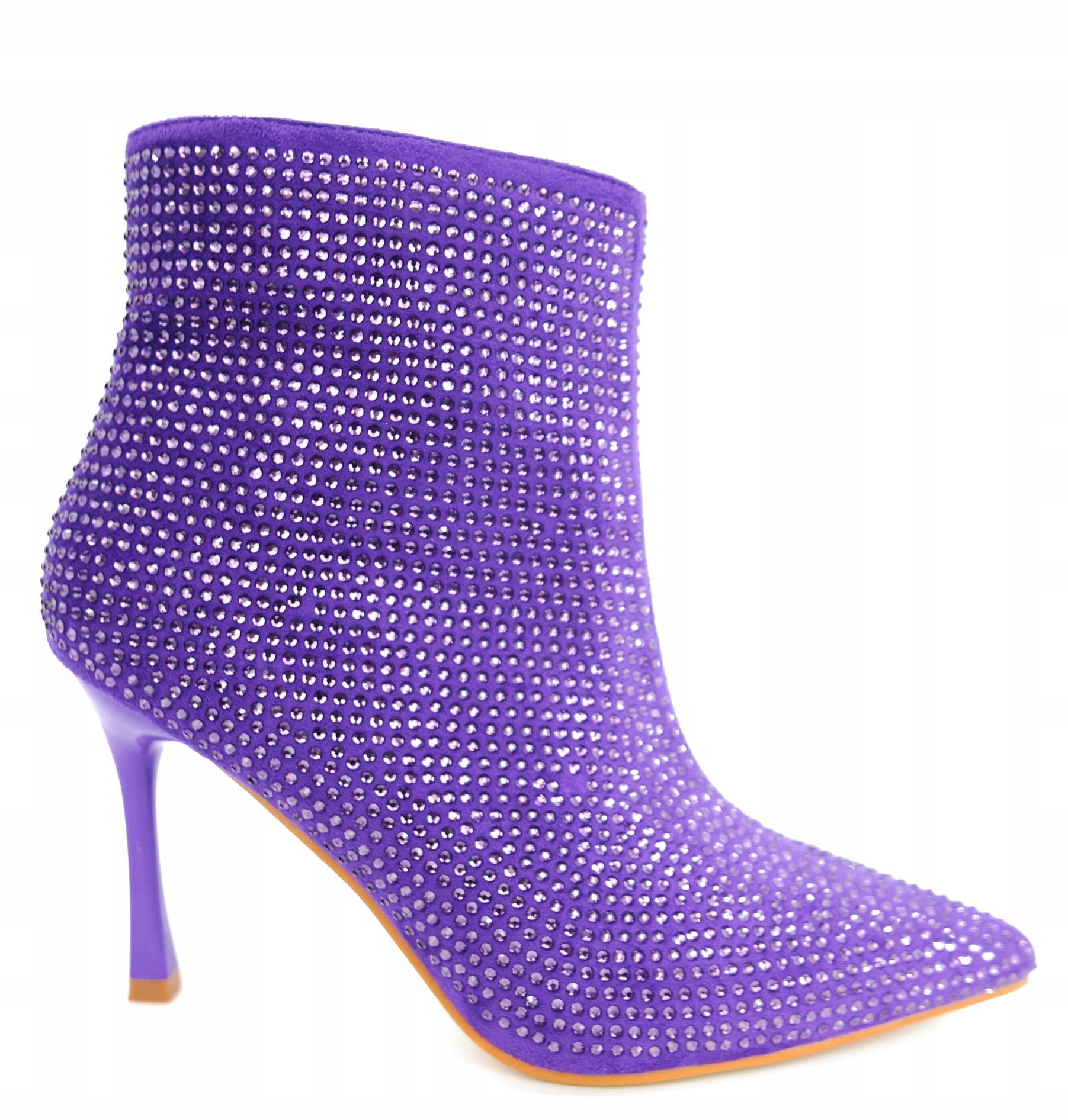 SEASTAR FIOLETOWE BOTKI Z CYRKONIAMI SZPILKA R41