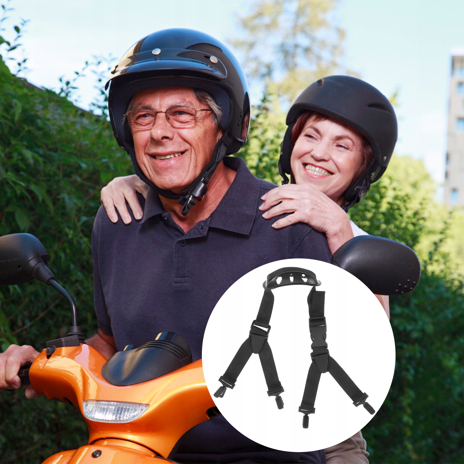 Kask z elastycznym paskiem podbródkowym Rozmiar niestandardowy