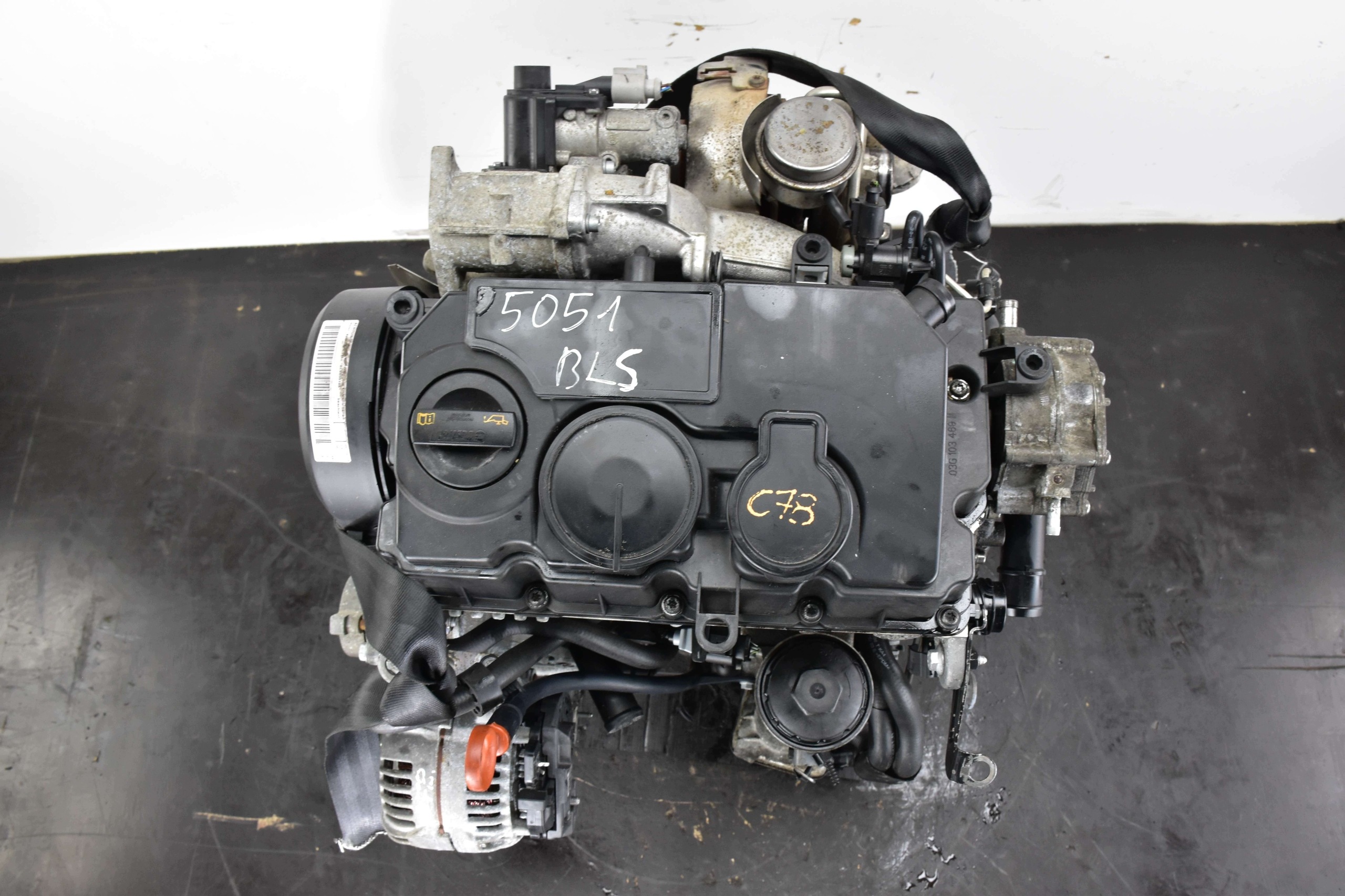 engine GOLF V PASSAT B6 OCTAVIA II LEON TOURAN A3 1.9 TDI BLS @KOMPRESJA@