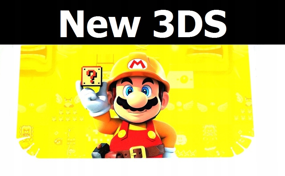 Iris Skin naklejka winylowa ochronna na konsolę New Nintendo 3DS Mario