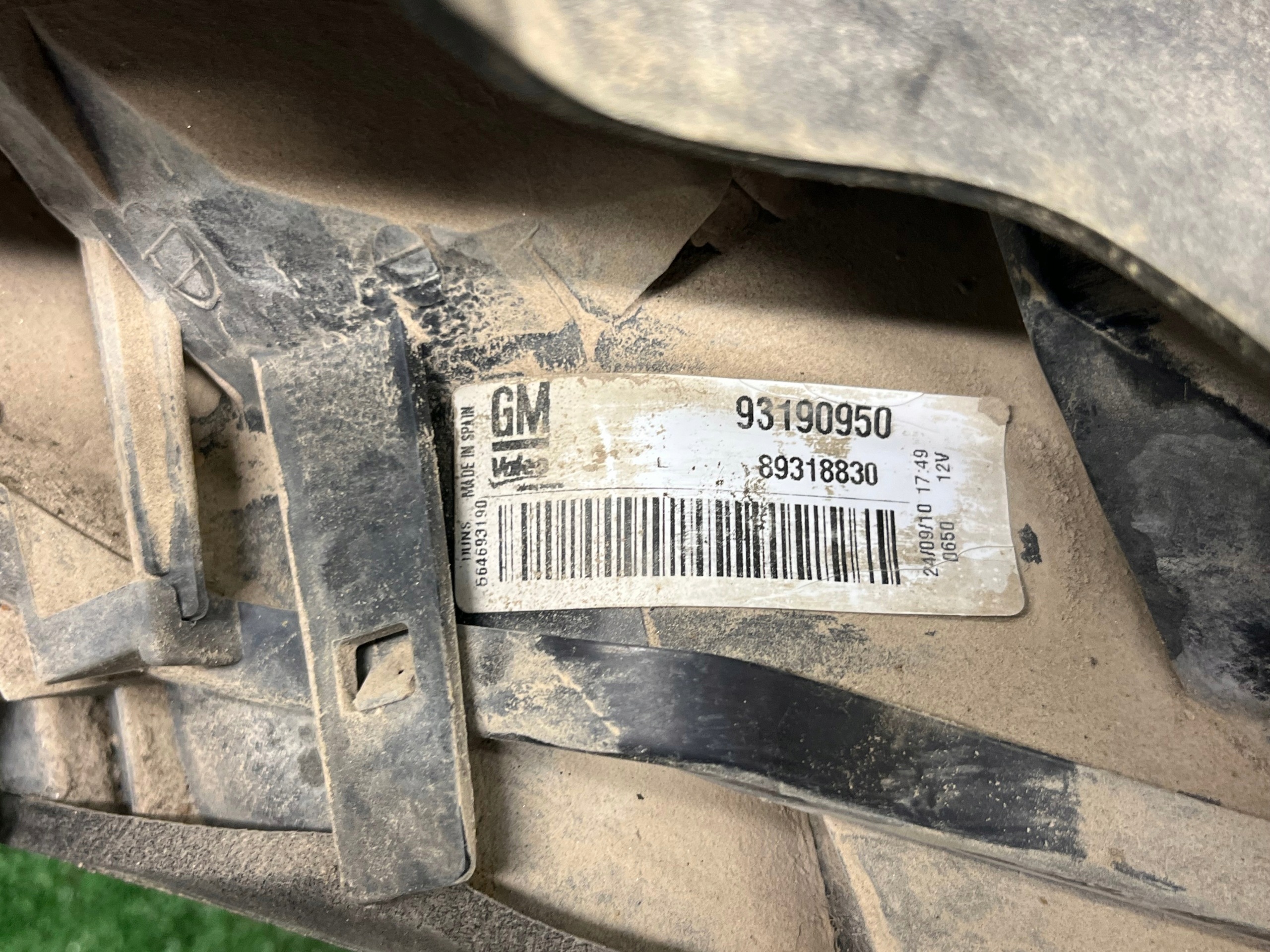 light left rear OPEL CORSA D 89318830
