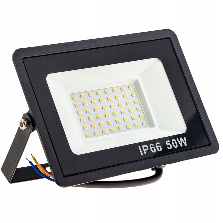 Halogen Reflektor LAMPA robocza NAŚWIETLACZ WODOODPORNY LED 50W 6000lm SLIM Kod producenta ZEWNĘTRZNA WODOOSZCZELNA HERMETYCZNA