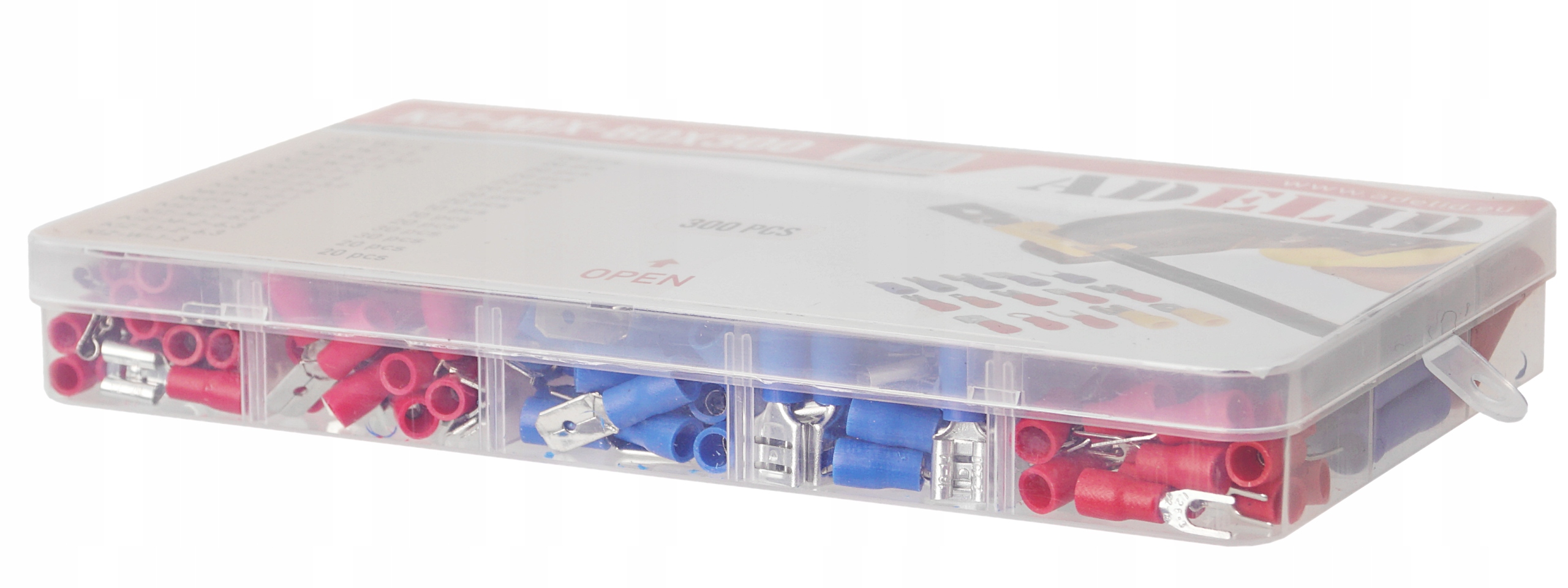 SZCZYPCE ZACISKARKA ZESTAW TULEJEK KONEKTORÓW 300 Model KIZ-MIXBOX300-ZBAIZ6