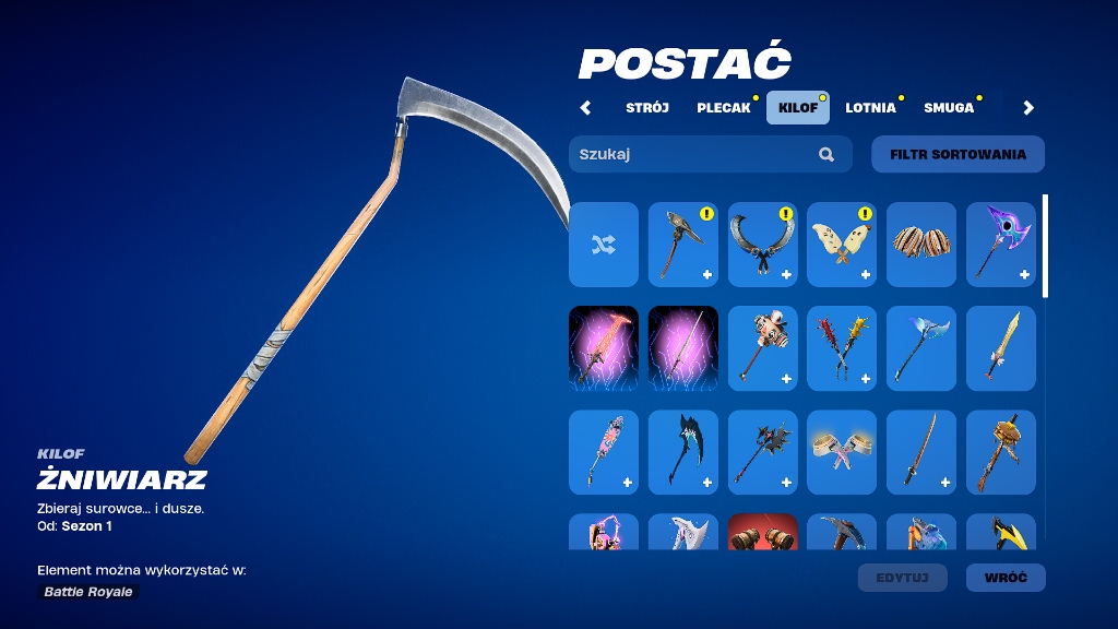 KONTO FORTNITE REAPER TAKE THE L ŻNIWIARZ ELITARNA AGENTKA MARVEL VDOLCE Platforma PC