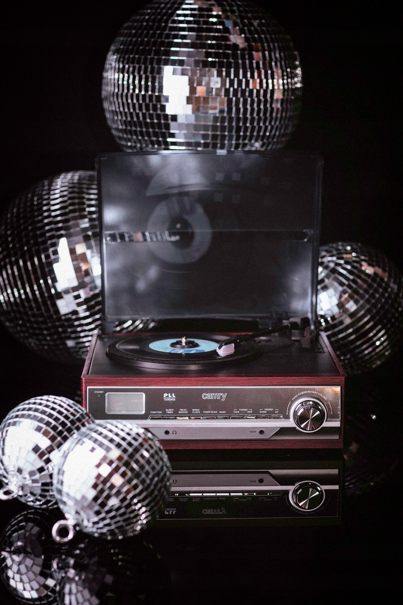 CR 1168 Gramofon z Radiem, Bluetooth, MP3, USB i Nagrywaniem
